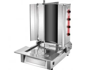 Electric Oval Shawarma Machine With 4 Burners
