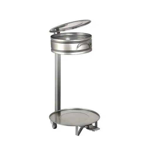 100L-Stainless-Steel-Mobile-Pedal-Rubbish-Waste-Bin-with-Wheels უჟანგავი ფოლადის სანაგვე GB-100S