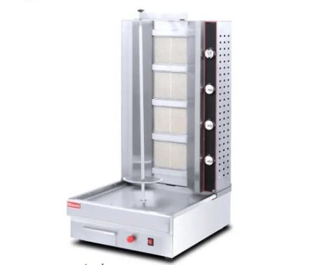 Shawarma machine with 4 Lighters LPG