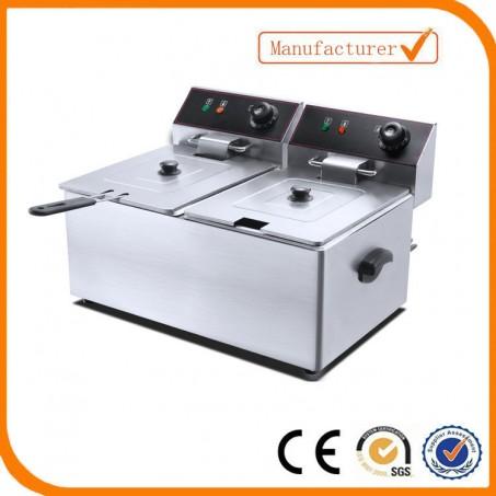 Electric Fryer 4+4 lt