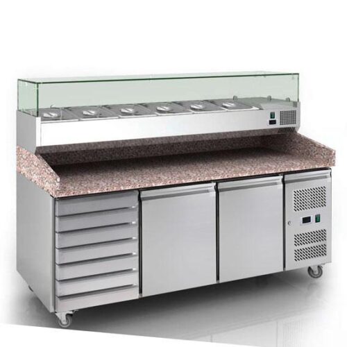 PIZZA COUNTER REFRIGERATOR PZ-2610TN+VRX2000/380