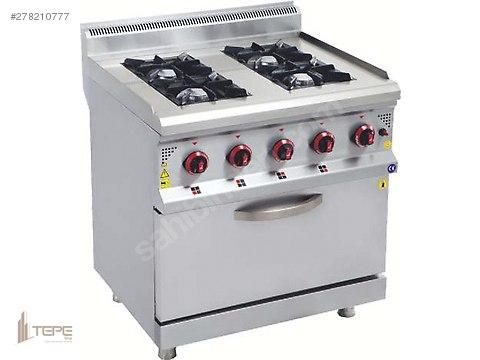 278210777z2u Gas Cooker with oven, 4 +1 , natural gas 80*80 cm