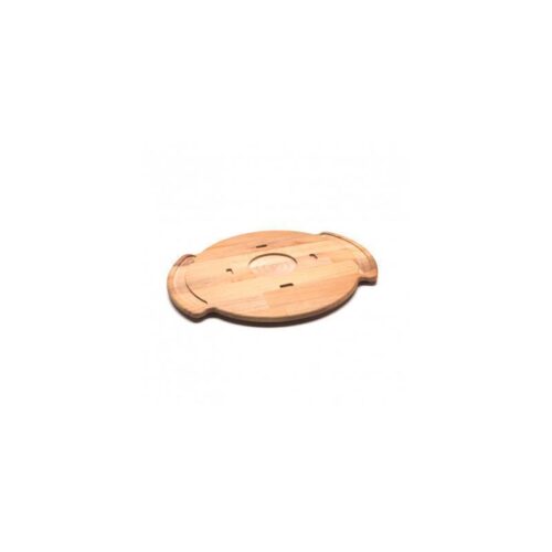 Wooden base for pan