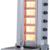 Shawarma machine with lower engine, 5 lighter, LPG