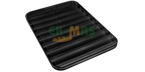 ALUMINUM TRAY FOR BAGUET 80X60 with teflon