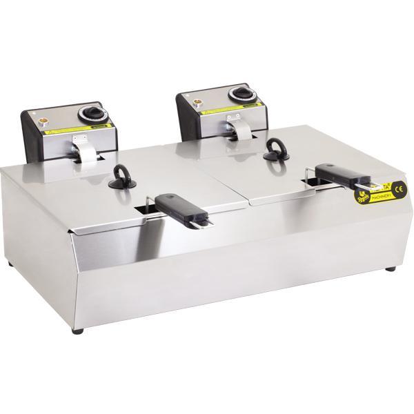 Double electric Fryer, 8+8 lt