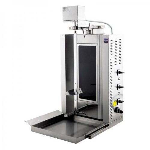 Shawarma machine electric, Glass, 3 lighter, with engine