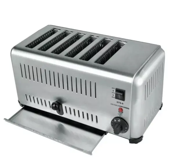 6-Slice Bread Toaster HET-6