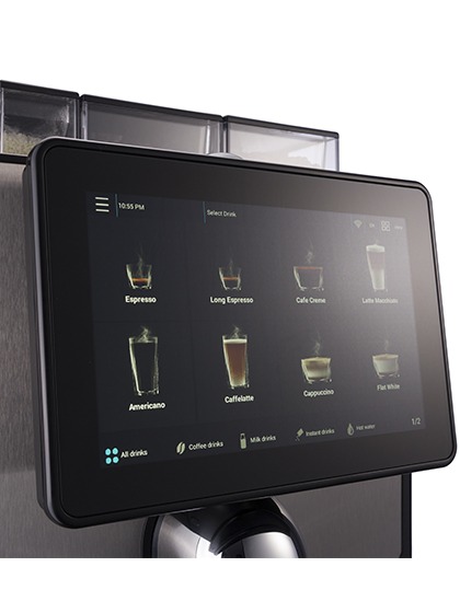 Coffee Machine SILVERTWIN ES+IN+FM – 2 Beans + 2 Solubles + Fresh Milk