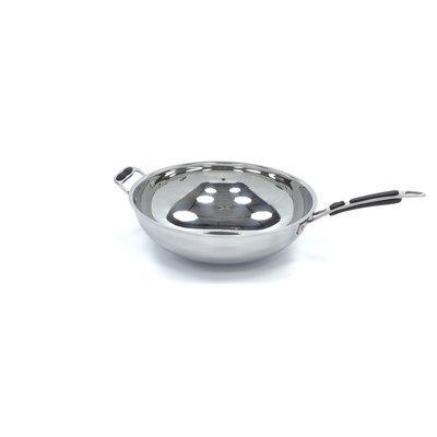 Stainless Steel Induction Wok Pan 36