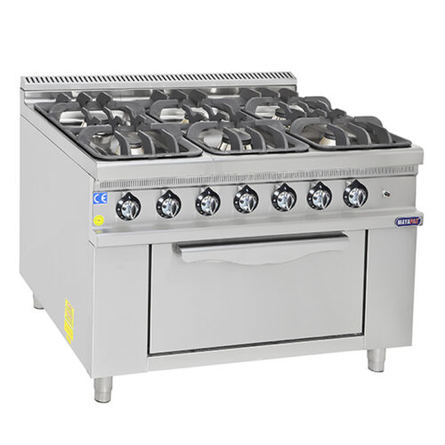mayapazgaz GAS RANGE WITH OVEN 6+1