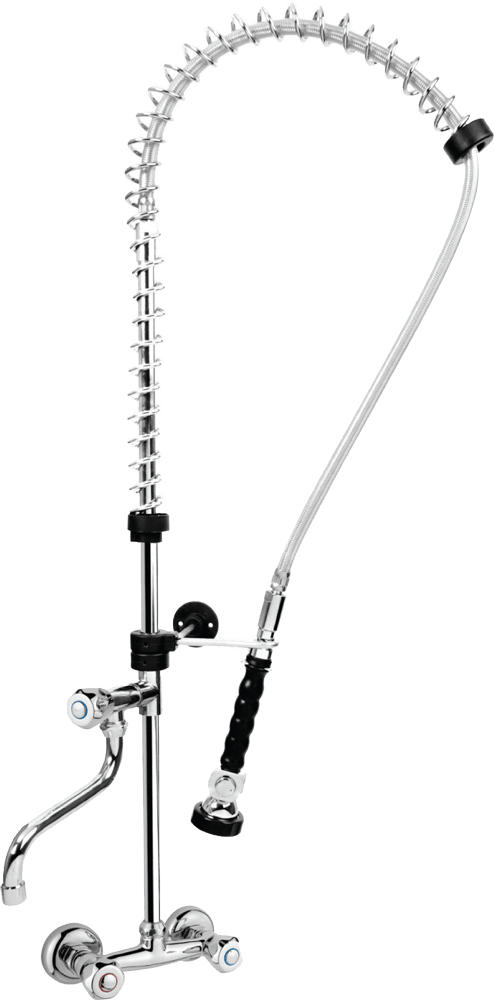 Pre-Rinse Faucet – Wall Mounted Outlet With Interwal Valve 105.021.011 1000