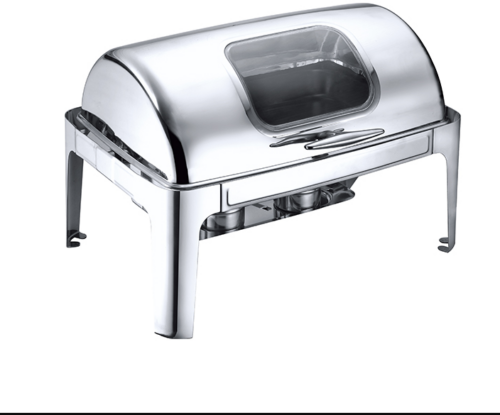 Chafing Dish საგორაო შუშის სახურავით YD-723KS-1-A